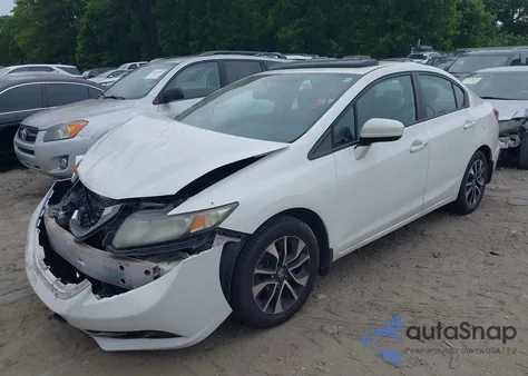 2014 Honda Civic Ex from USA, damaged, VIN 19XFB2F80EE000625